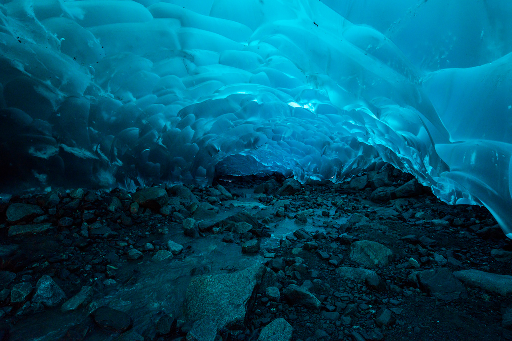 La grotte de Mendenhall - Alaska